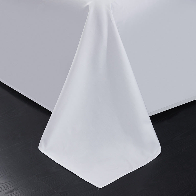 Flat Sheets - Solid Color/Satin Strip Cotton/Polyester TC200-400